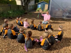 Reception Class visit the Ark Community Gardens
